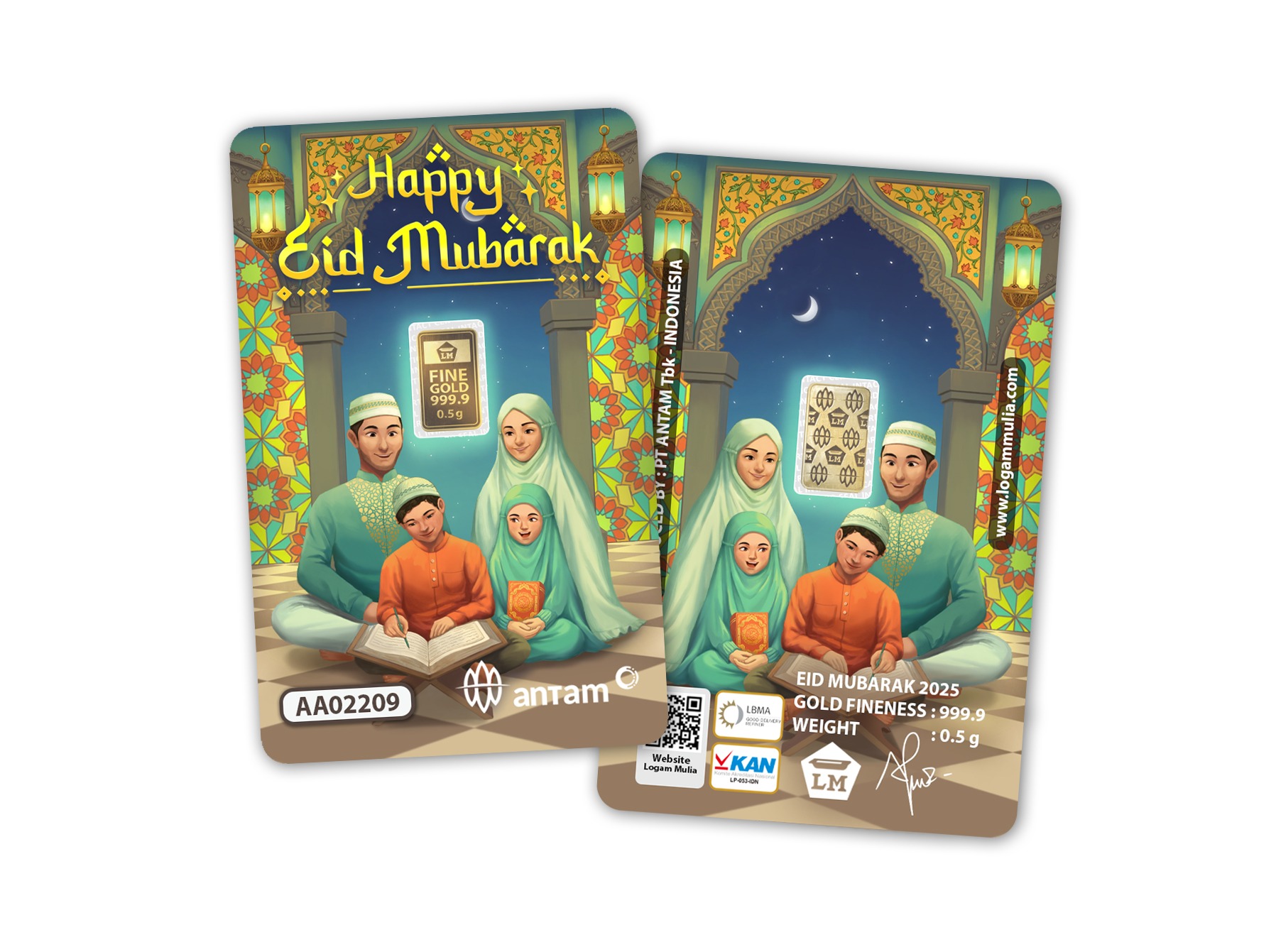 Happy Eid Mubarak - 0,5 gr