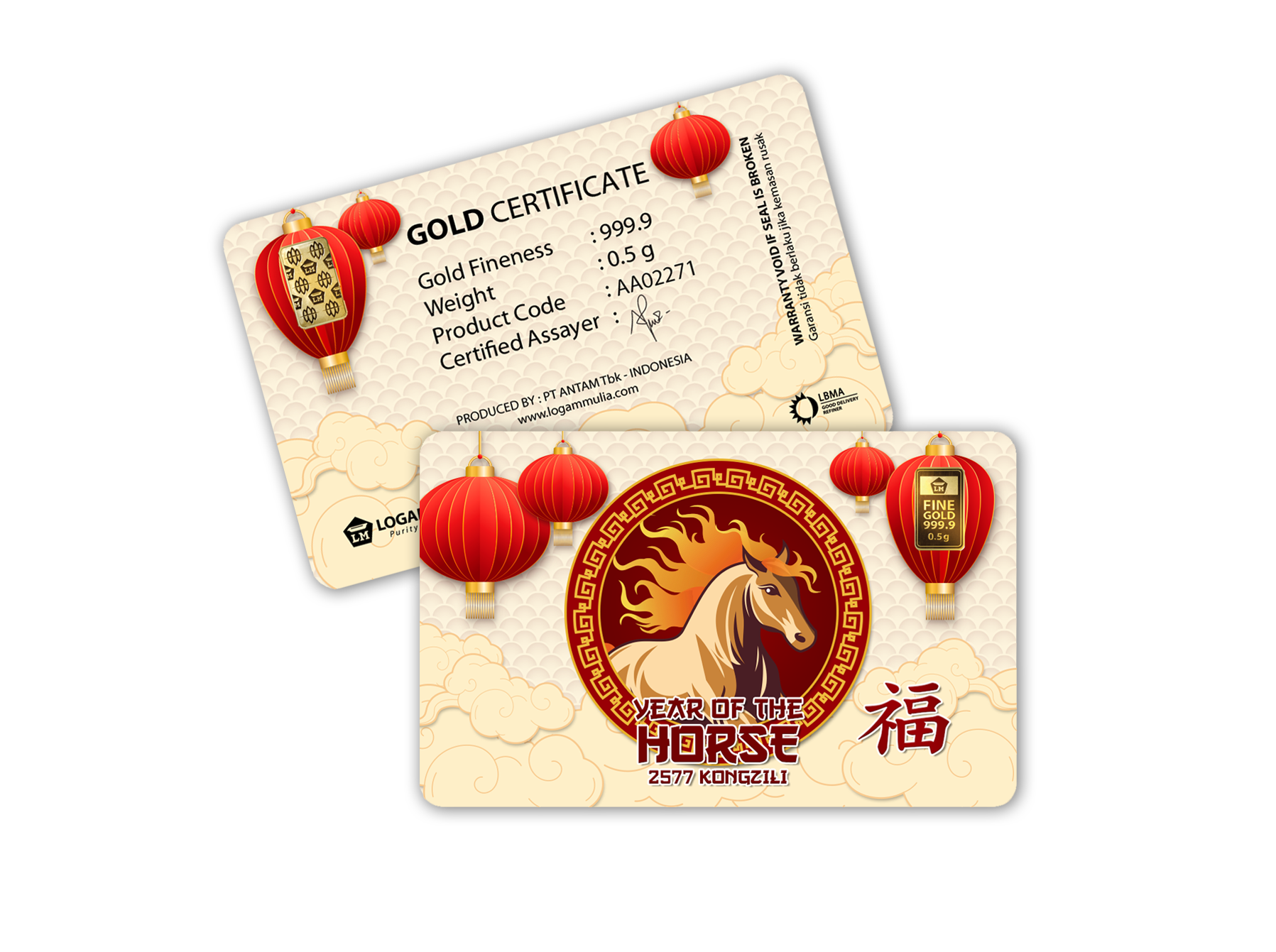 Year of The Horse - 0,5 gr